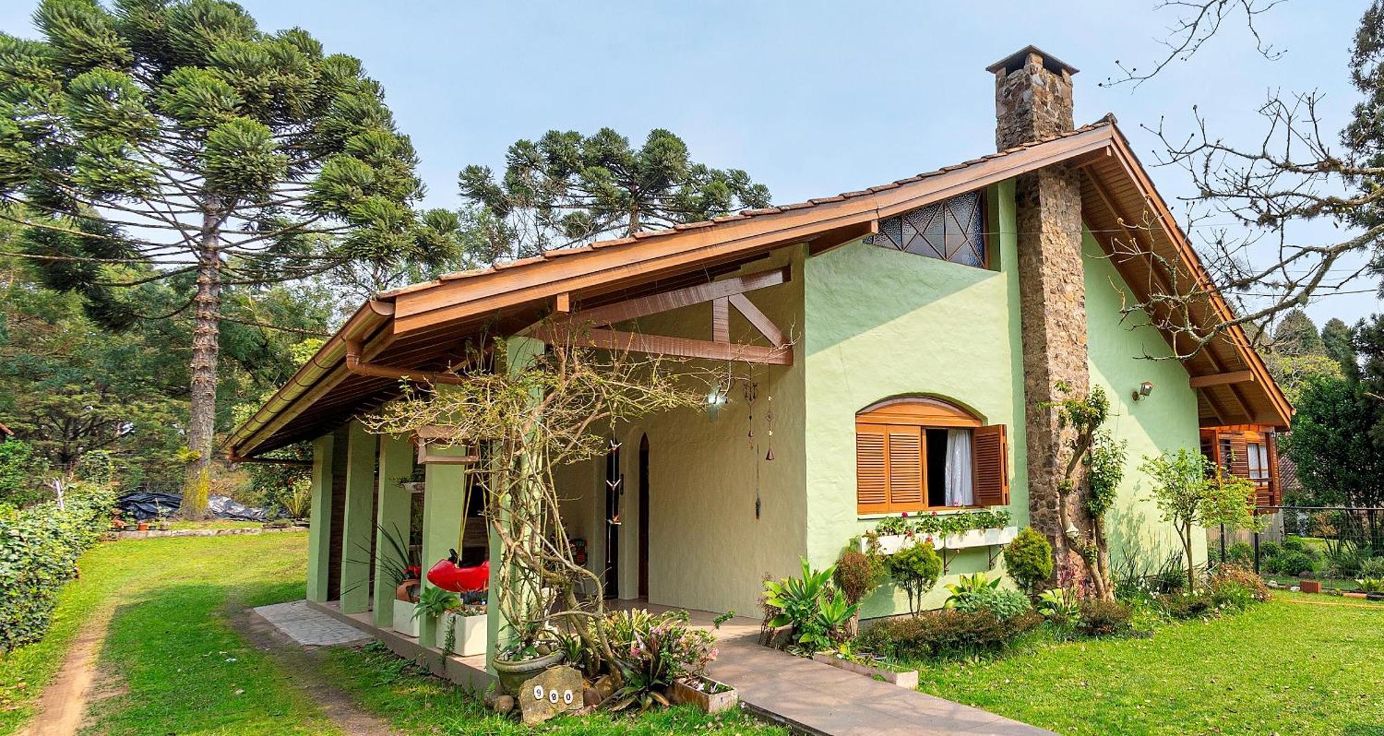Вилла Linda Casa 5 Quartos No Lago Negro Грамаду Экстерьер фото